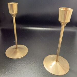 Pairof Faux Gold Candleabra